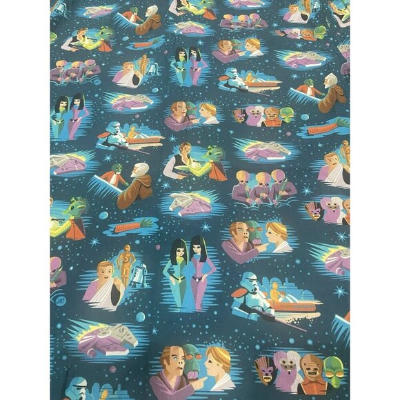 Disney Star Wars Under the Twin Suns by Jeff Granito Button-Up Shirt Mens Size S - Picture 5 of 9